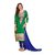 Vardhman Women's Green cotton unstitched Straight Salwar Suit dress material
