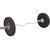 Body Maxx Home Gym Rubber Plates 20 Kg + 3 FT EZ Curl Bar with Locks