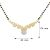 Mahi Gold Plated Dame Beauty Mangalsutra Pendant with Chain For Women PS1191479G