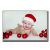 Cute baby with Christmas balls Poster