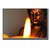Buddha with lit candle Poster
