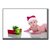 Cute baby on Christmas Poster