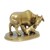 Artique Elegant Brass Kamdhenu Cow - Calf 8 cm