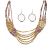 Urthn Pretty Necklace Set in  Multicolor- 1103326