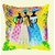 meSleep Hat Girls Cushion Cover  (20x20)
