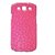 Pickpattern Back Cover For Samsung Galaxy S3 i9300 PINKLEAVESS3
