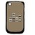 Pickpattern Back Cover For Blackberry Curve 8520 AUDIOTAPES8520