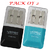 Combo Pack of-2-U-Bon Micro-SD Single Card Reader- MultiColor
