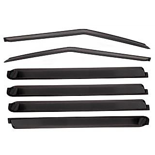Autokart Chrome Garnish Door Rain Sun Visors For Renault Lodgy
