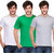 TSX Men's Multicolor Round Neck T-Shirt (Pack of 3)