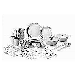Stainless Steel Dinner Set Of 57 Pcs