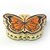 Golden Butterfly Shape Meenakari Work Dryfruit Box 427