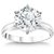 Aamanat Heavy Solitaire Ring For Women In Sterling Silver &  Crystal Asr023