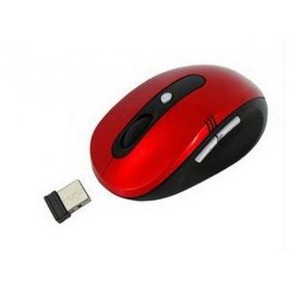 High Resolution Sensor Wireless Red Mouse