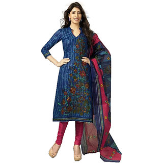 unstitched churidar material