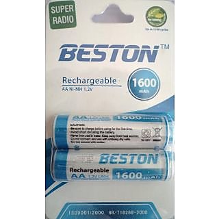 Beston Aa Rechargable Battery 1600 Mah 2 Pcs