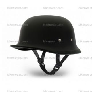 Bike/Motorcycle Vega German Dull Black Helmet