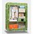 Urban Style Ultra Easy Plastic Foldable Foldable Wardrobes & 4 Tier Shoerack Combo (Multicolor)