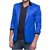 Men's Royal Blue Stylish Blazer Coat(M/L/XL/XXL/XXXL)