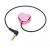 3.5mm Heart Shaped 1 Male To 2 Dual Female Audio Headphone Y Splitter Cable