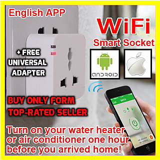 Buy WiFi 2G 3G Wireless Smart Power Socket Cell Phone Remote Control ...