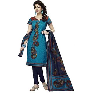 cotton unstitched churidar materials