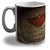Heart In Wood Coffee Mug