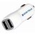 Mobitron Dual USB Car Charger - White