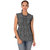Oviya Women's Grey Floral Print Tops