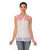 Oviya Women's White and Pink Printed Tops