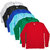 TSX Men's Multicolor Round Neck T-Shirt (Pack of 6)