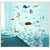Asmi Collections Wall Stickers Wall Stickers Fish in Sea for Kids Room DF5077