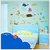 Asmi Collections Wall Stickers Wall Stickers Fish in Sea for Kids Room DF5077
