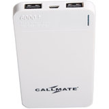 Callmate 6000 Plus Shake 6000 mAh Power Bank - White