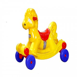Panda Yellow Rocking Horse