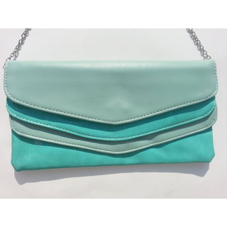 Designer Ladies Stylish Fashion Trendy Handbag Purse Clutch Sling Green