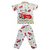 Smilee Kid's Night Dress Car Casual Summer Red White
