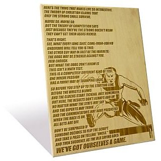 Engrave Theory Of Competition Plaque Epmq004tc1