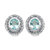 7.70CTW Genuine Blue Topaz & Tanzanite .925 Sterling Silver Earrings