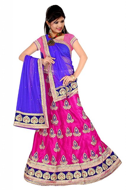 Buy Maharani red lehenga Online @ ₹742 from ShopClues