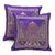 Tajmahal Design 2 Pc. Purple Cushion Covers Set 707