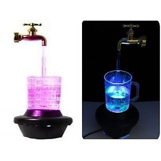 Shop Magic Water Tap Faucet Fountain - floating in Air with Color LED ...