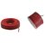 	 2 Black  Red Wire Speaker / Loudspeaker Cable 0.5mm