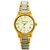 Clayton Two Tone Pair Watch For Couples With Attractive Gift Pack