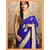 Bollywood Heena Khana Inspired Blue Color Saree