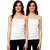 Comfortable Off White Color Camisole For Women (Pack Of 2)