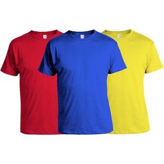 3 Round Neck Cotton T-shirts Combo (17)