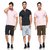 Demokrazy Men's Multicolor Shorts (Pack of 3)