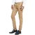 Men's Khaki Regular Fit Casual Trousers