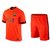 Peach Round Neck Half Sleeve Football Jersey For Mens